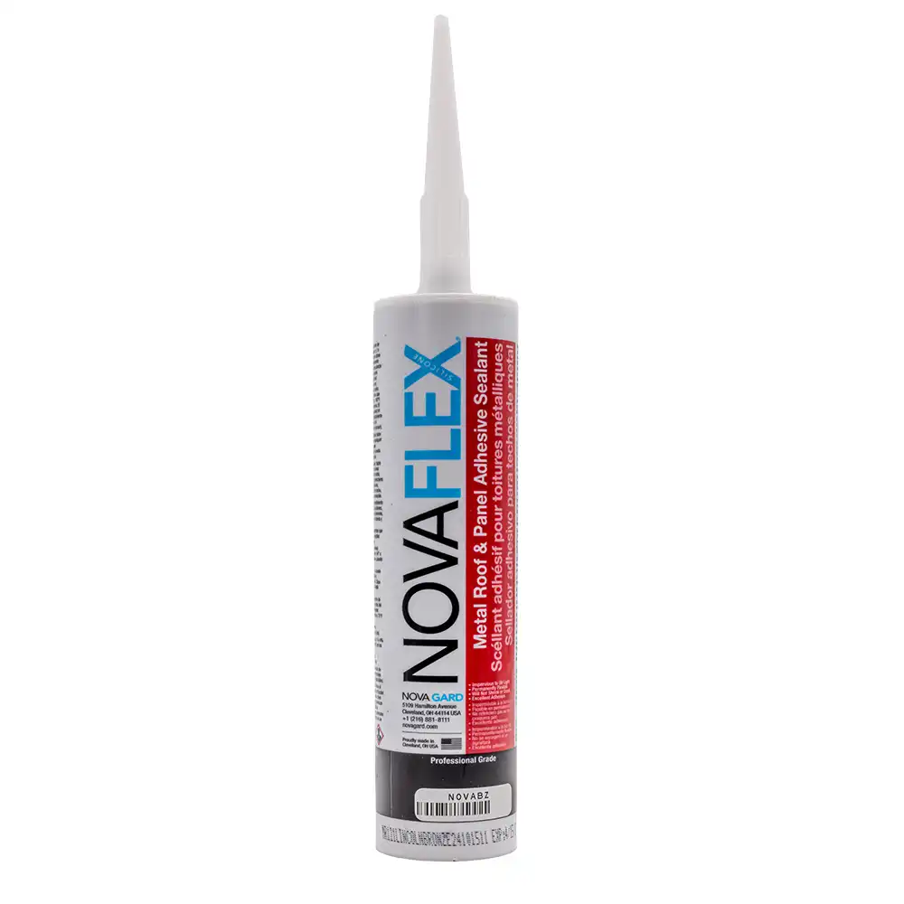 Novaflex Sealant Caulk, Metal Roof & Panel Adhesive Sealant